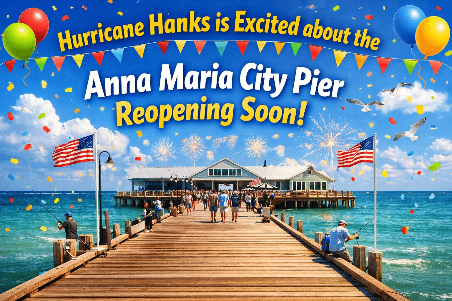 Anna Maria city pier reopening image